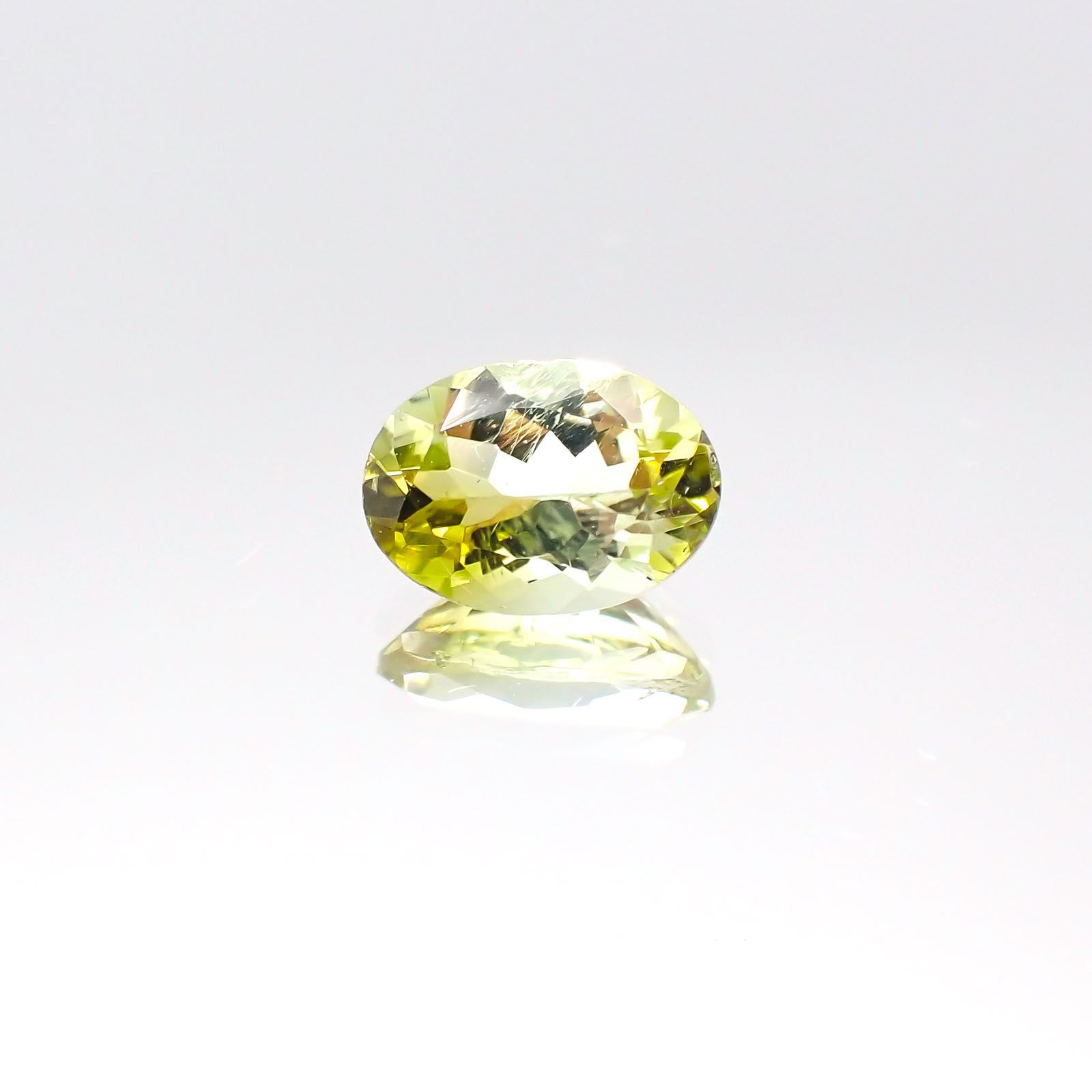 バイカラートルマリン(宝石名バイカラー・トルマリン)ブラジル産 0.72ct 識別済[230622365]6.9x4.9mm前後