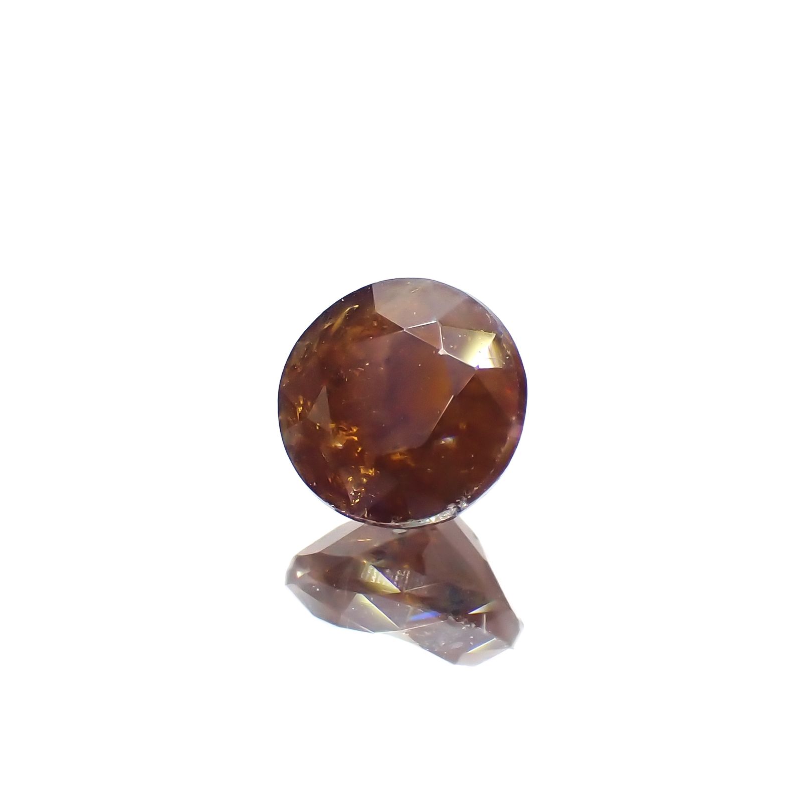 レインボーガーネット 日本・奈良県産 0.79ct[240223307]5.3x5.3mm前後