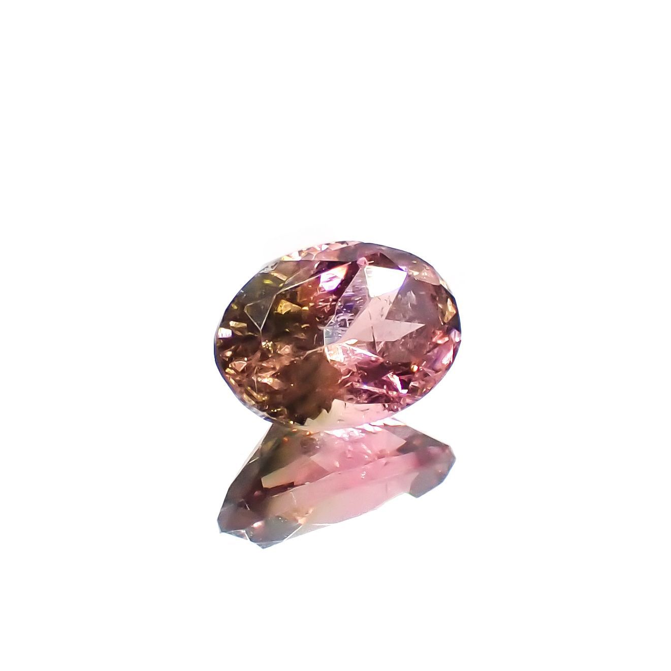 バイカラートルマリン ブラジル産 0.83ct[230220402]6.9x4.9mm前後