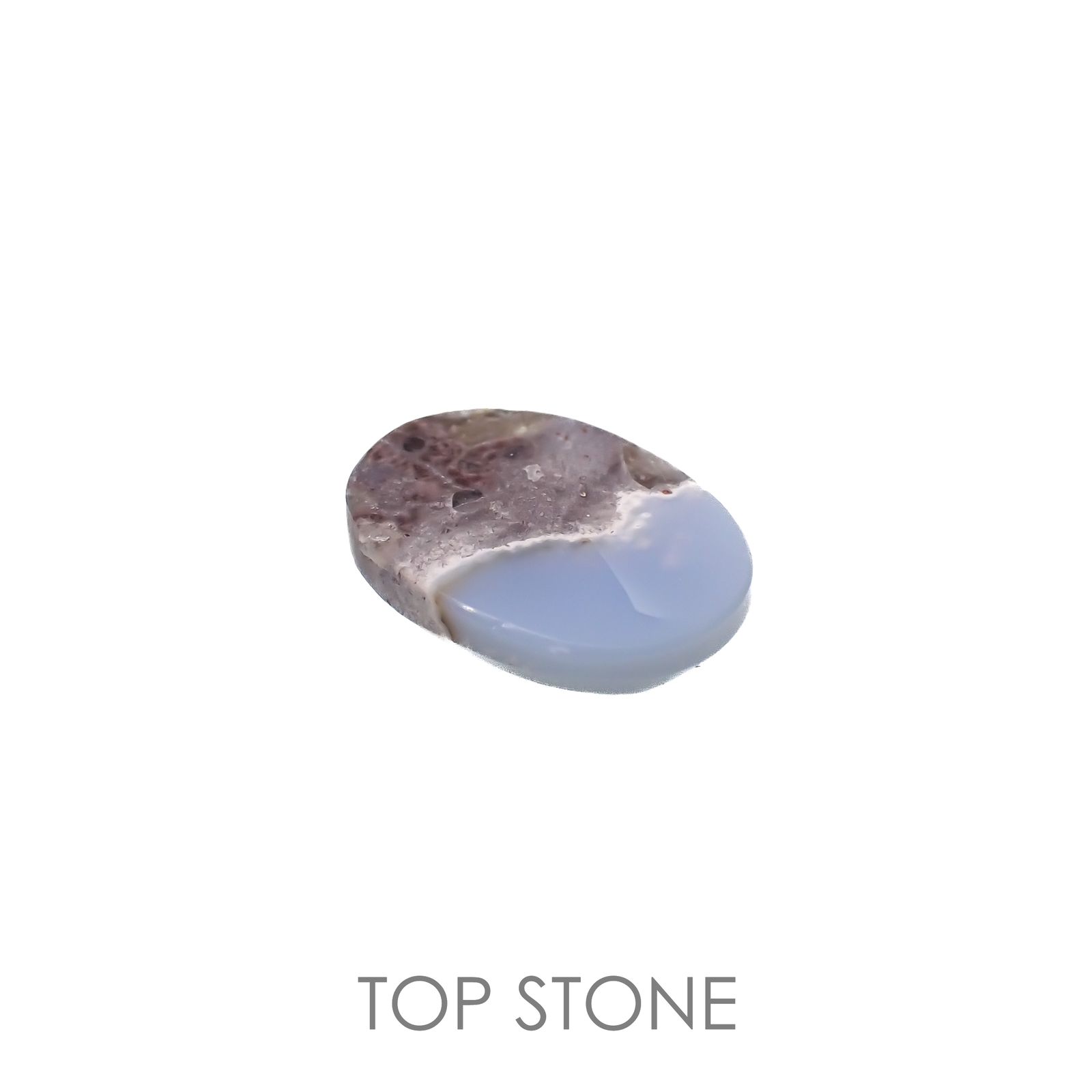 マトリックスブルーオパール アメリカ・オレゴン州産 2.62ct[220917801]11.6x8.4mm前後