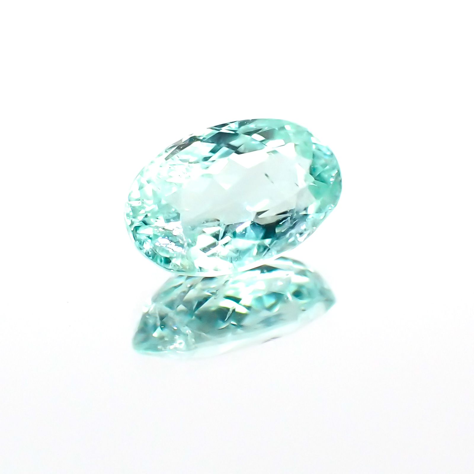 パライバトルマリン モザンビーク産 ルース 1.11ct[20127742]8×5.2mm前後