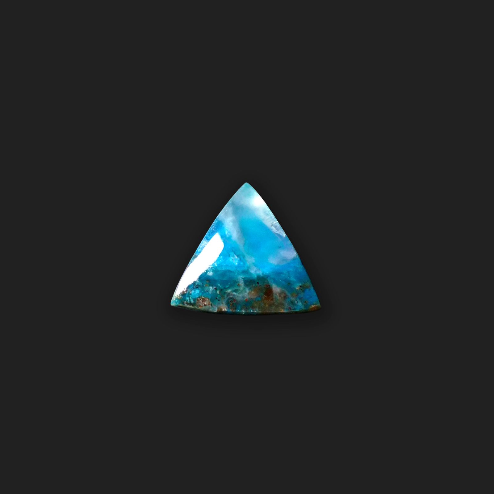 ブルーオパール ペルー産 4.97ct [250730720]12.6x13.7mm前後