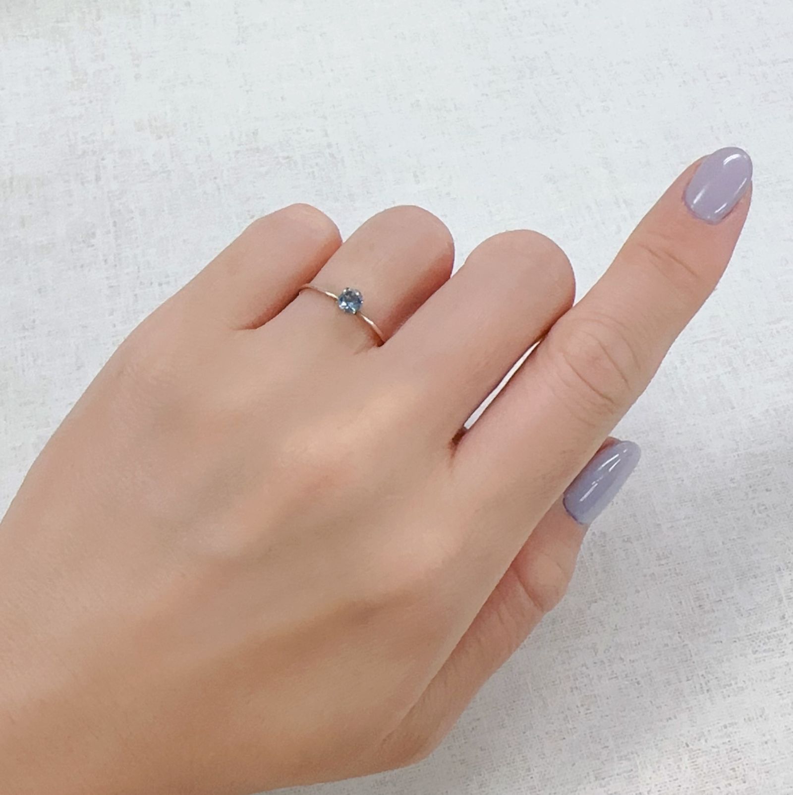 モンタナサファイア アメリカ・モンタナ州産 0.32ct[230823031]3.9x3.9mm前後