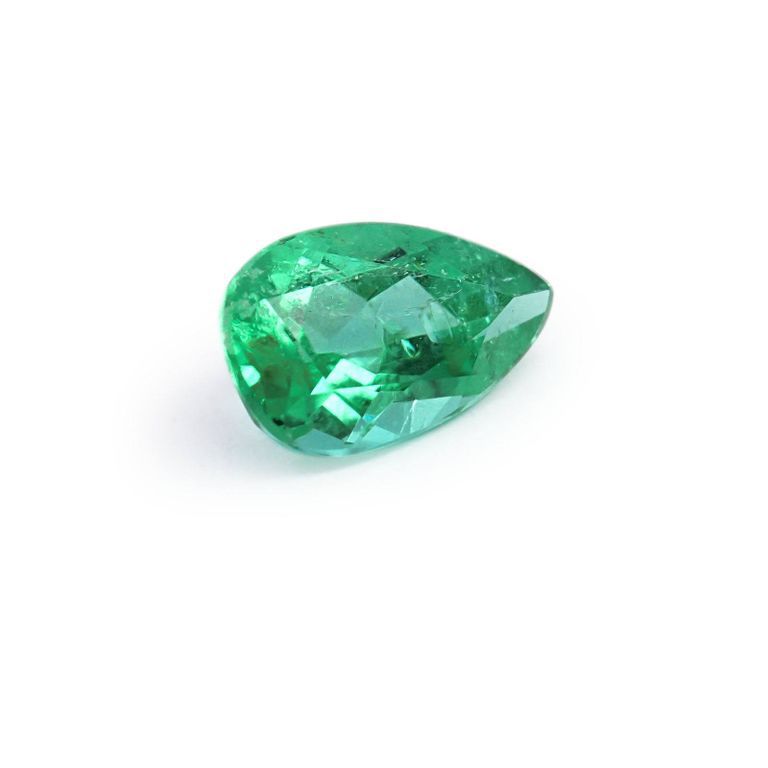パライバトルマリン(宝石名トルマリン/別名パライバ・トルマリン) ブラジル産 0.365ct ソ付(宝貴協)[1911754]5.7×3.8mm前後
