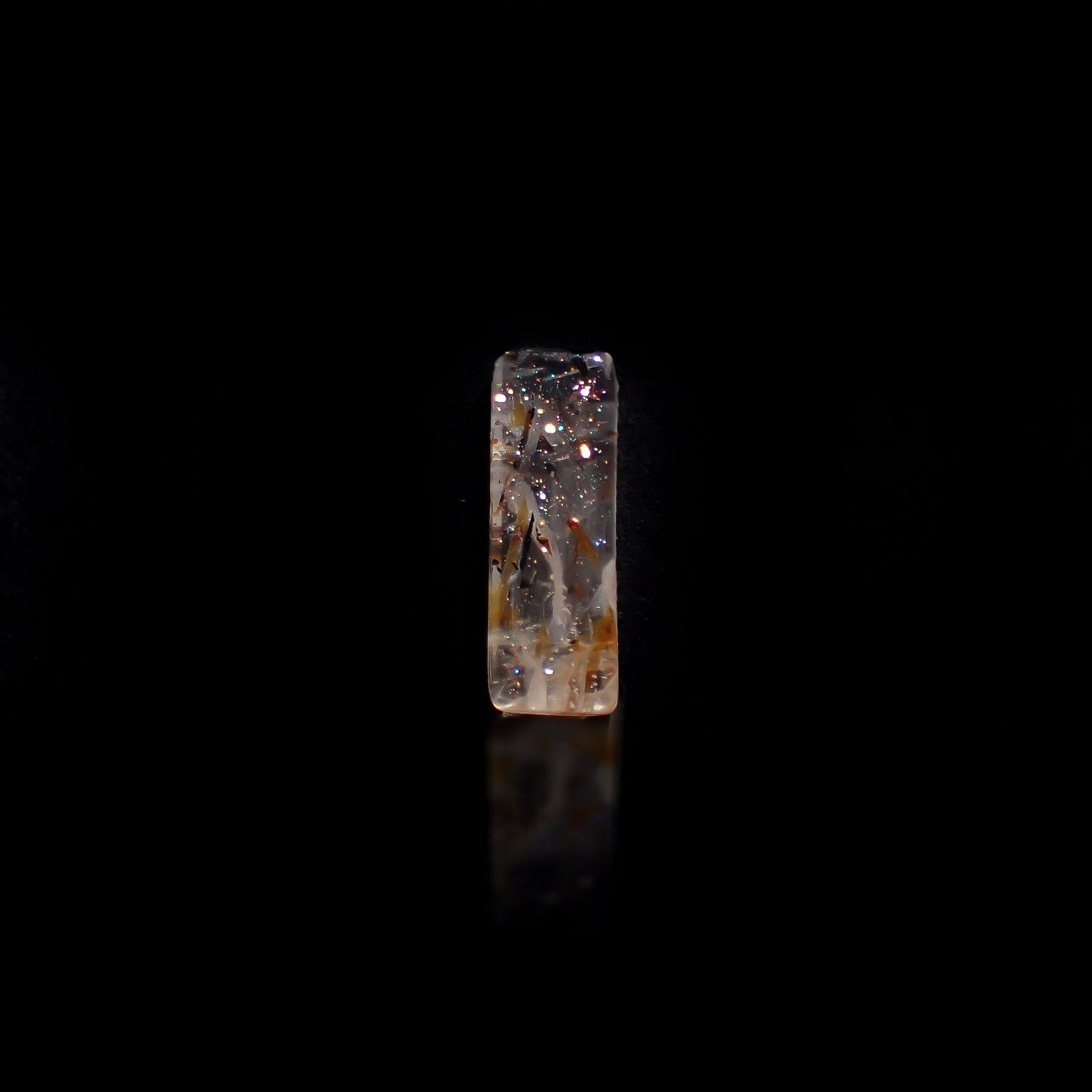 レインボーラティスサンストーン オーストラリア産 1.31ct[240326527]12.4x4.2mm前後