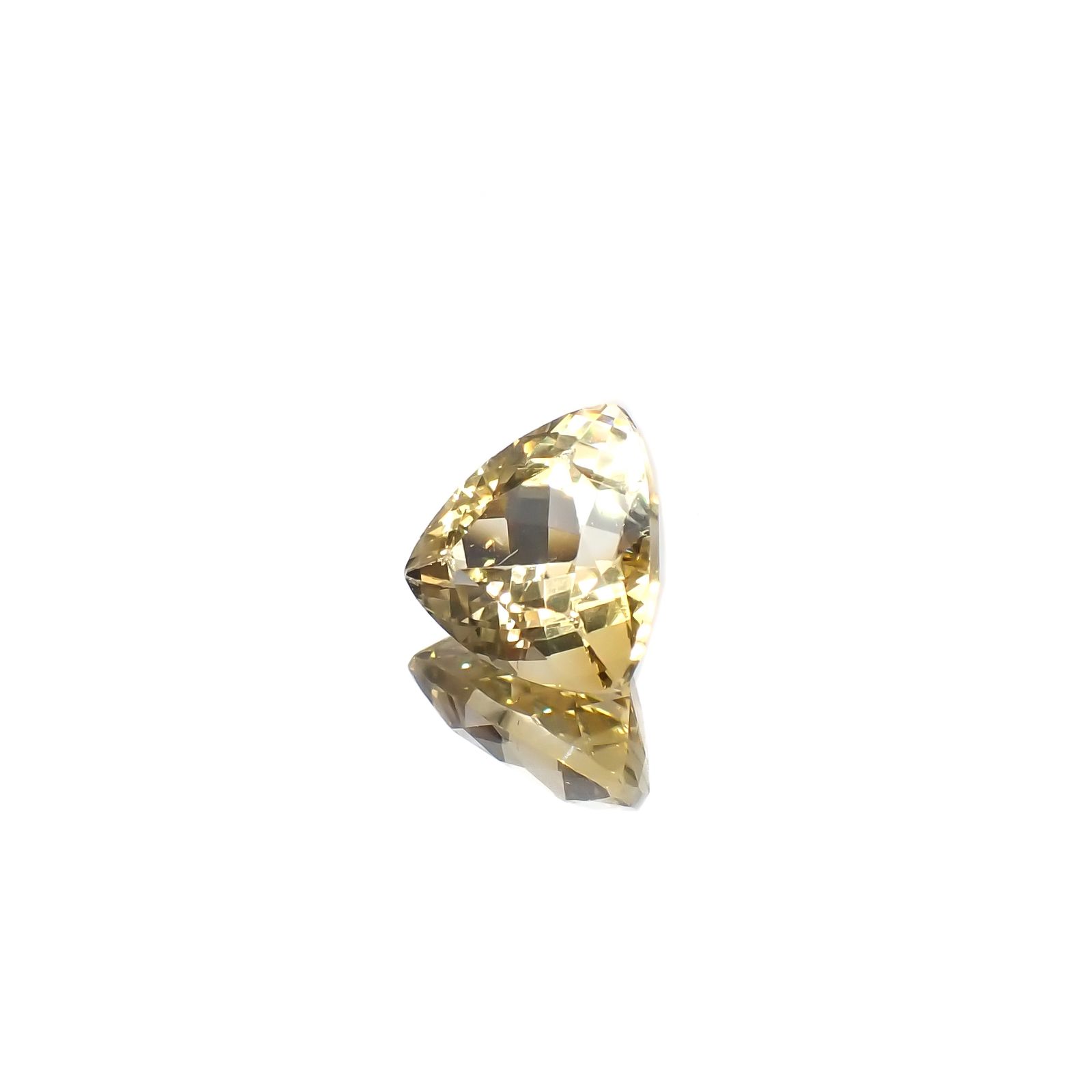 バライト(宝石名バライト)アメリカ・サウスダコタ州産 6.192ct ソ付(日独)[240327014]10.5x10.38mm前後