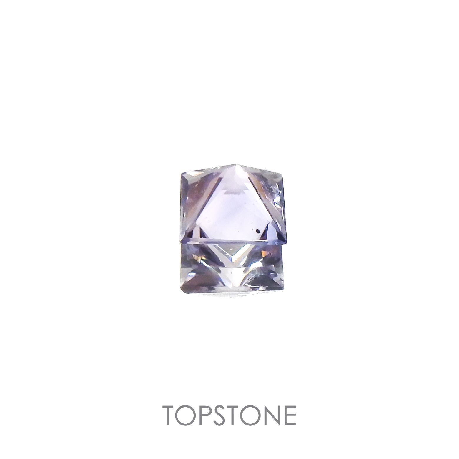 ◇プリンセスカット◇アイスラベンダーサファイア(宝石名サファイア)東アフリカ産 0.19ct 識別済[220817374]3.1x3mm前後