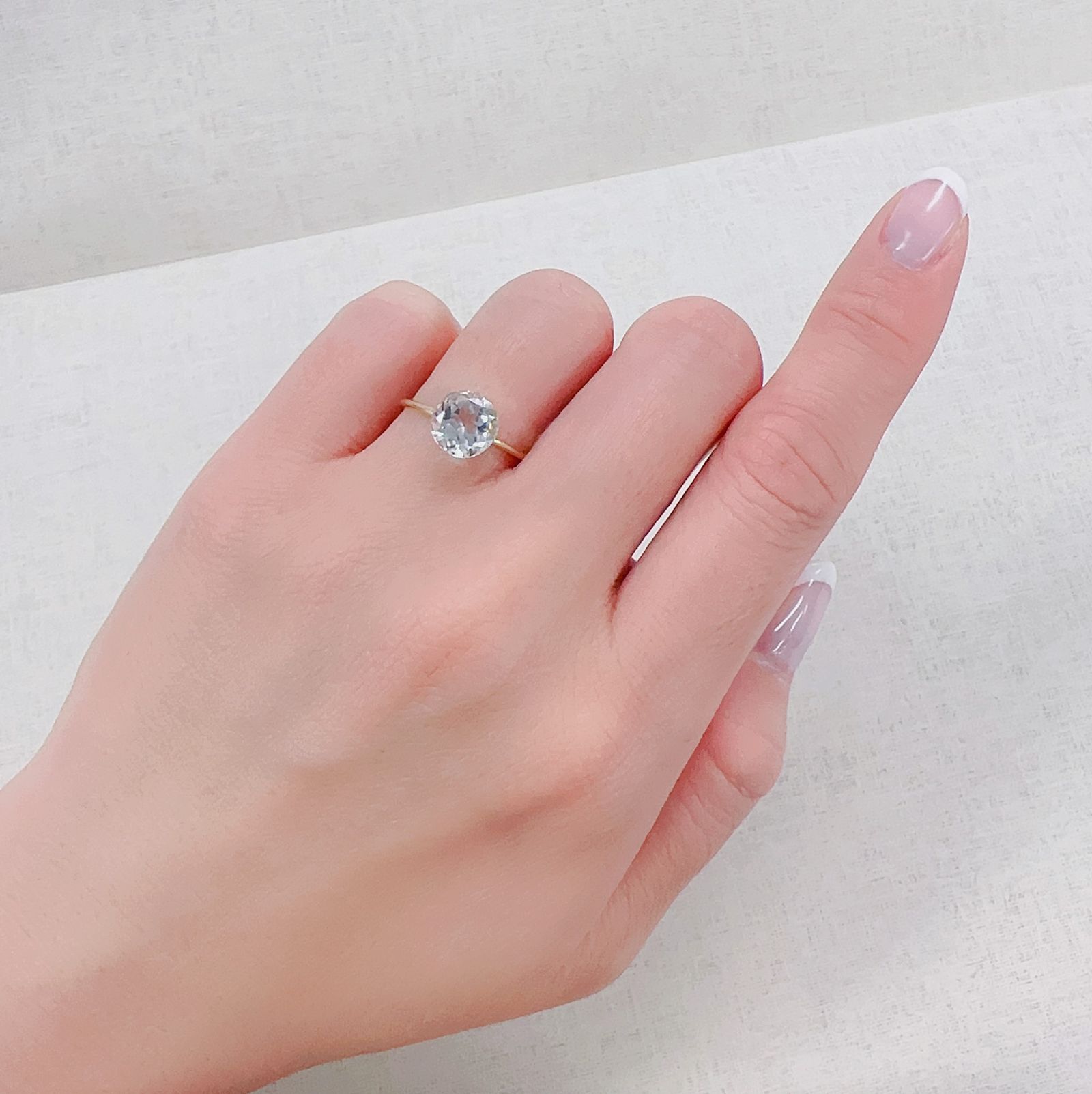 ゴッシェナイト パキスタン・ヒマラヤ産 1.60ct[230421829]7.9x7.8mm前後