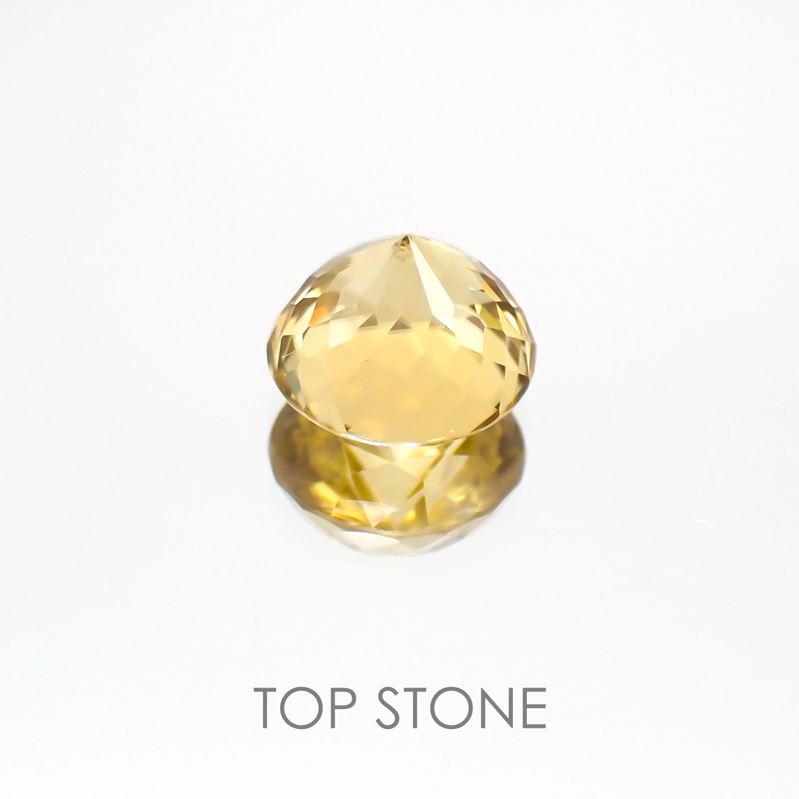 イエロージルコン スリランカ,カンボジア産 ルース 2.28ct[21018068]7×7mm前後