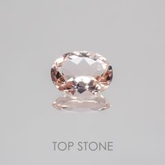 モルガナイト ナイジェリア産 ルース 0.89ct[20129094]7.5×6.1mm前後