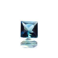 ◇プリンセスカット◇インディゴライト ブラジル産 0.19ct[230923521]3.1x3mm前後