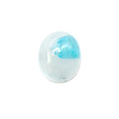 パライバトルマリンインクォーツ ブラジル産 ルース 3.86ct[210310303]10.9×8.9mm前後
