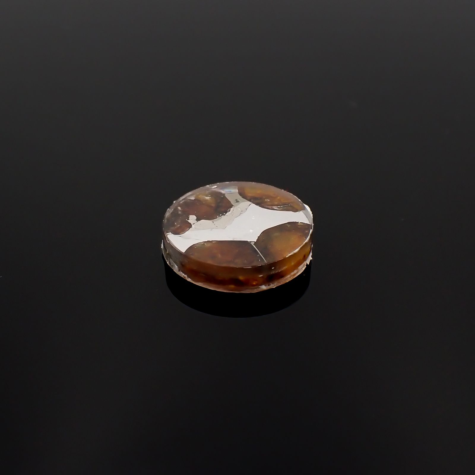 パラサイト隕石Sericho トリプレット 発見地：ケニア 4.42ct[231023673]12.2x12.2mm前後
