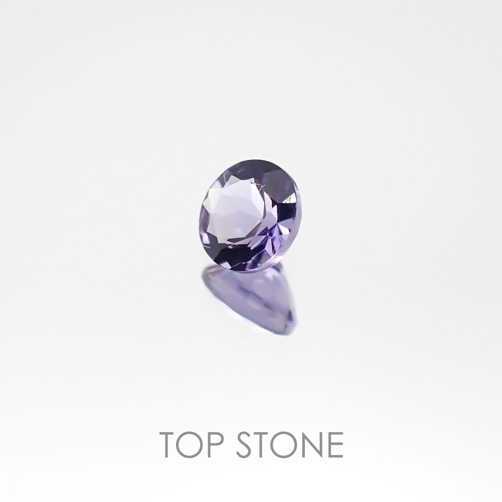 ラベンダースピネル スリランカ産 ルース 0.24ct[20106650]4×4mm前後