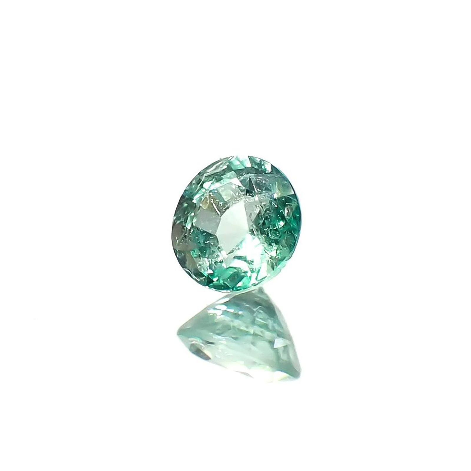 パステルカラーエメラルド コロンビア産 0.13ct / 3.2x3.2mm前後 [240225934]