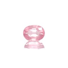 シルキーピンクスピネル(宝石名ピンク・スピネル) タンザニア産 識別済 0.86ct / 6.4x4.8mm前後 [240212894]