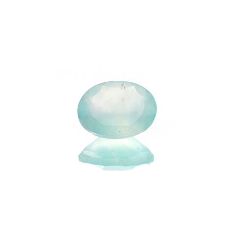 <ランダムセレクト1個販売> アクアプレーズ オーバルカット 南アフリカ産 1.25ct前後 / 8x6mm前後 [20084661]