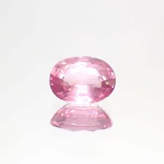 ピンクスピネル(宝石名ピンク・スピネル)タンザニア産 1.306ct ソ付(彩珠)[230722577]7.7x5.9mm前後