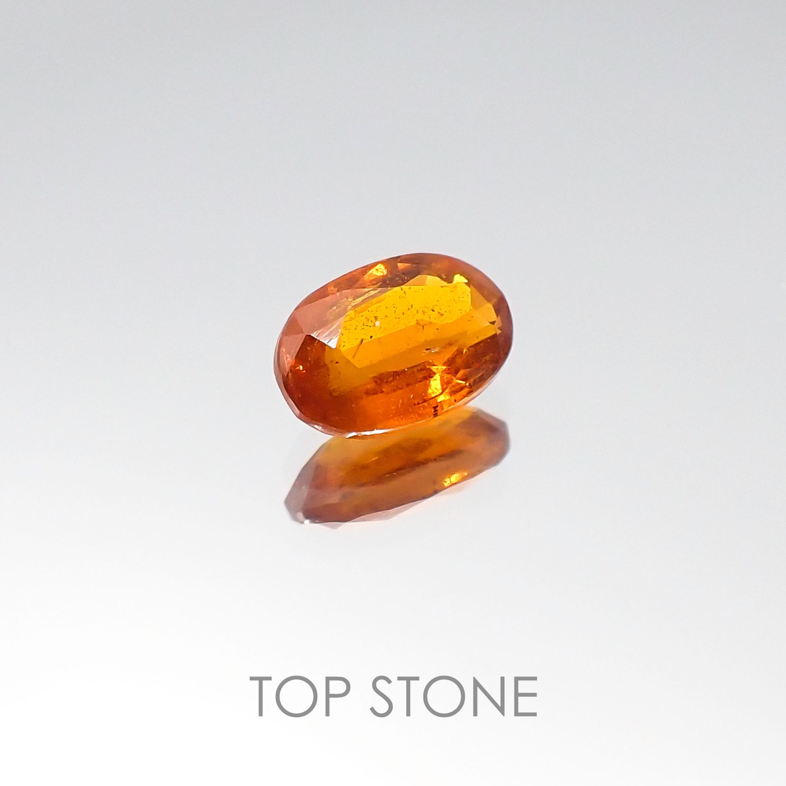 オレンジカイヤナイト タンザニア産 ルース 0.55ct[20096007]6.1×4.1mm前後