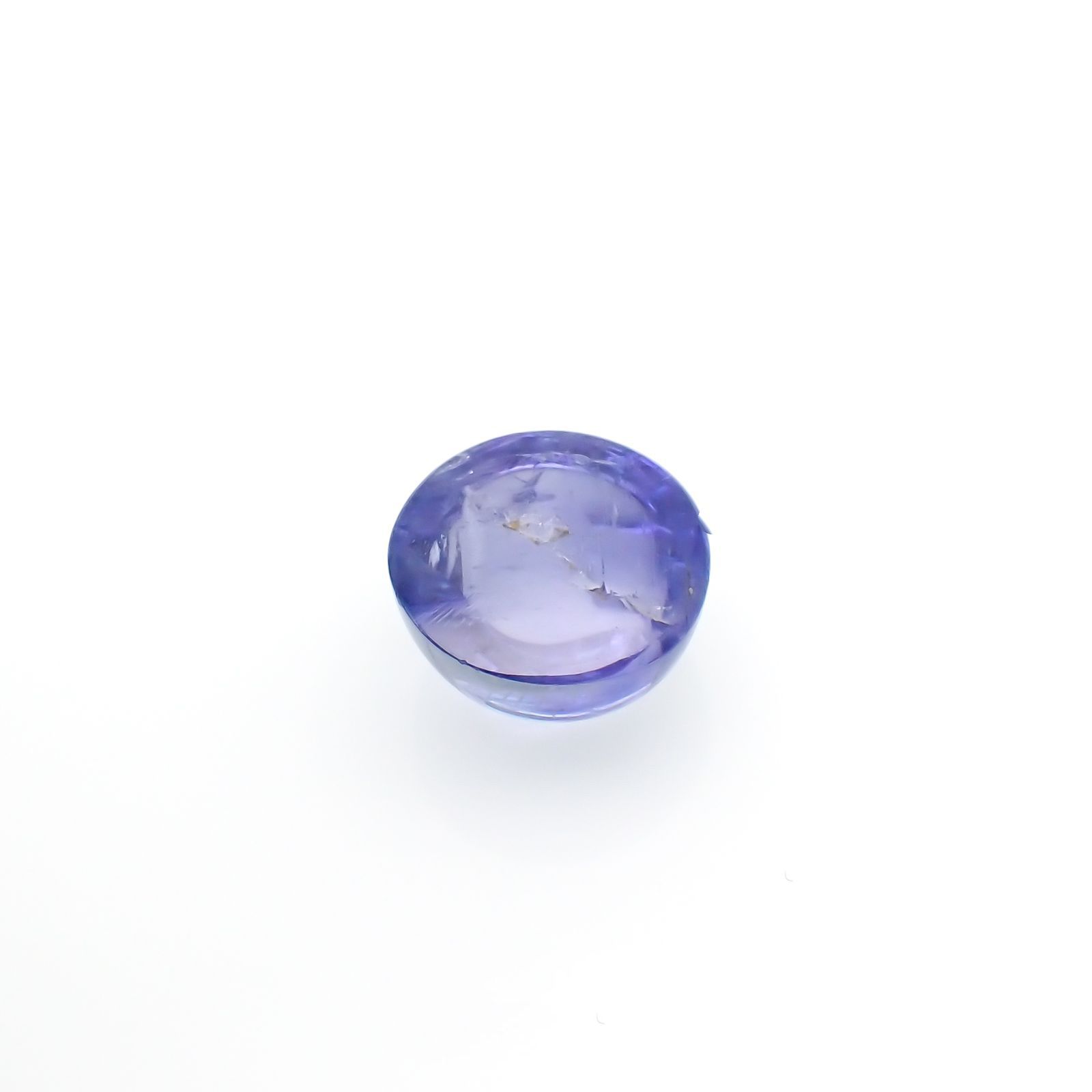 バイカラータンザナイト(宝石名バイカラー・ゾイサイト) タンザニア産 3.83ct 識別済[210812247]8.9×8.9mm前後