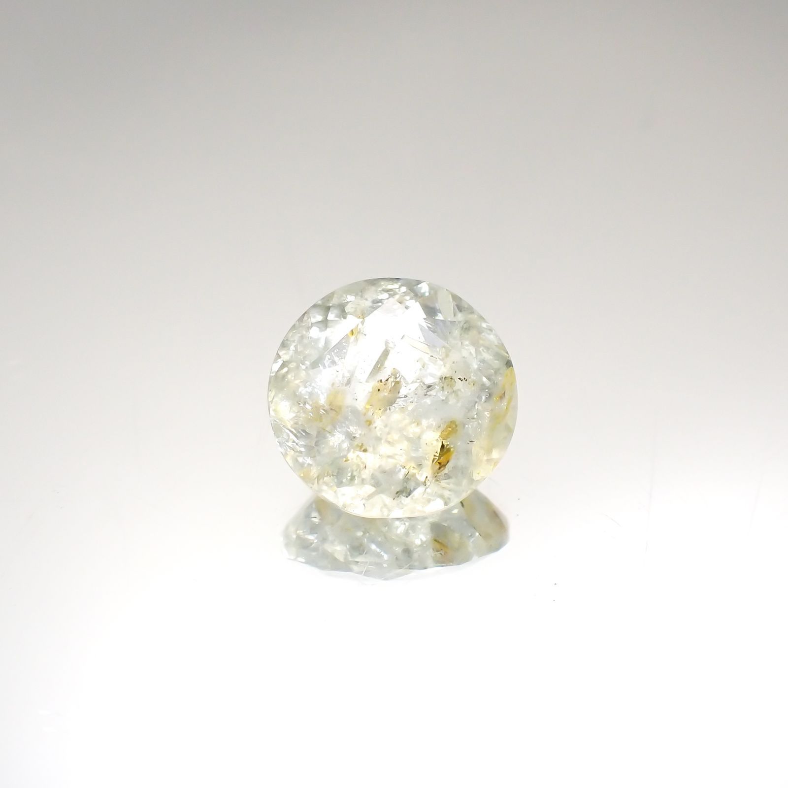 オーロラアクアマリン ブラジル産 2.67ct[220114408]9.7x9.6mm前後