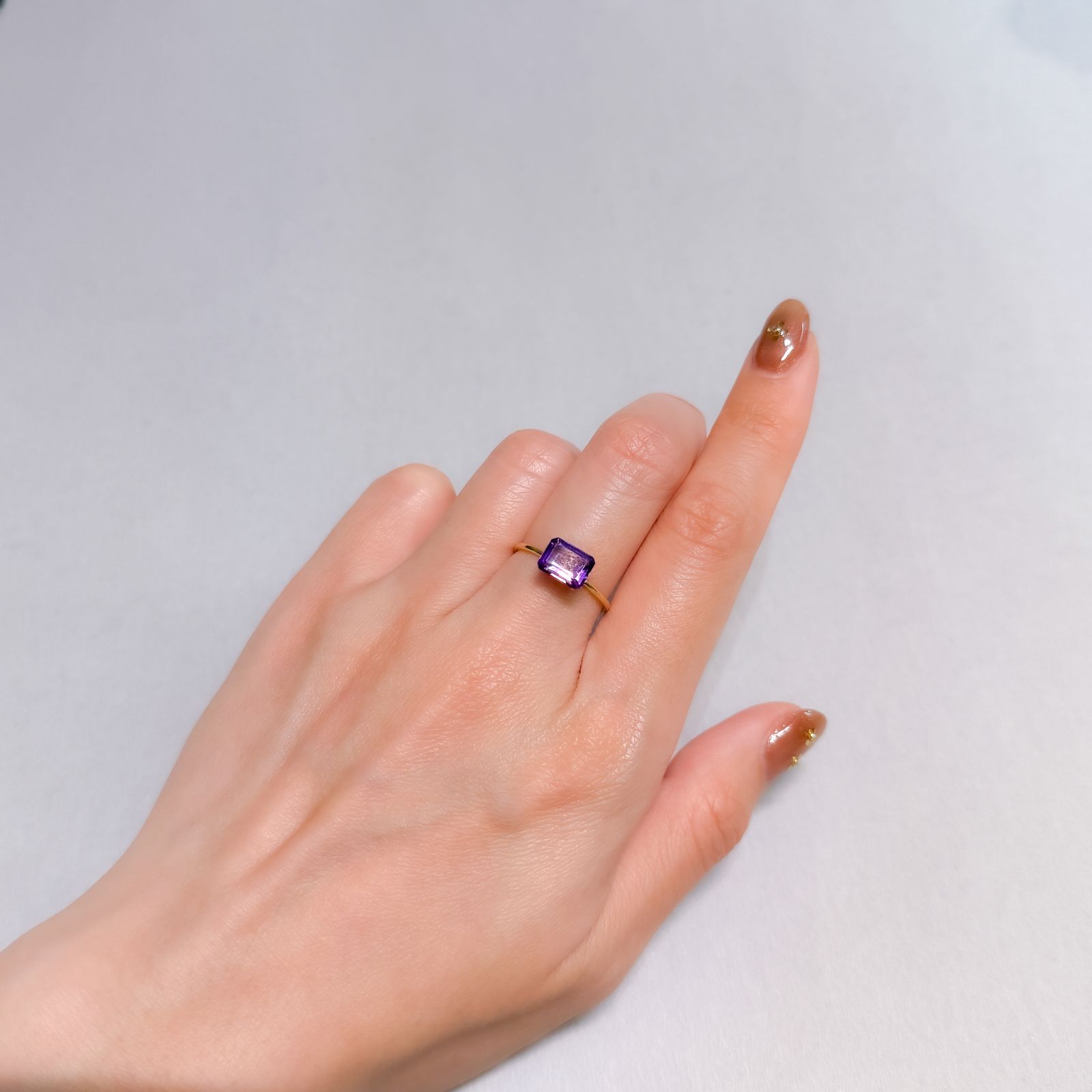 カラーシフトアメジスト ブラジル/ウルグアイ産 1.21ct [250329978]7.7x5.8mm前後