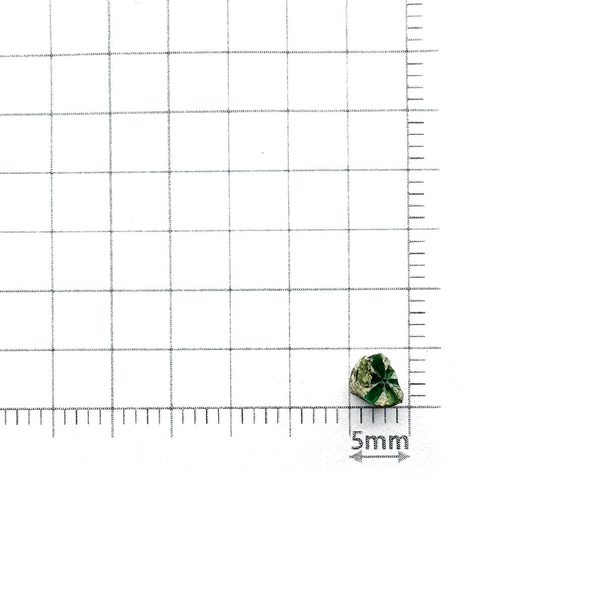 逆トラピッチェエメラルド 原石 コロンビア産 0.51ct[240627843]4.1x3.5mm前後
