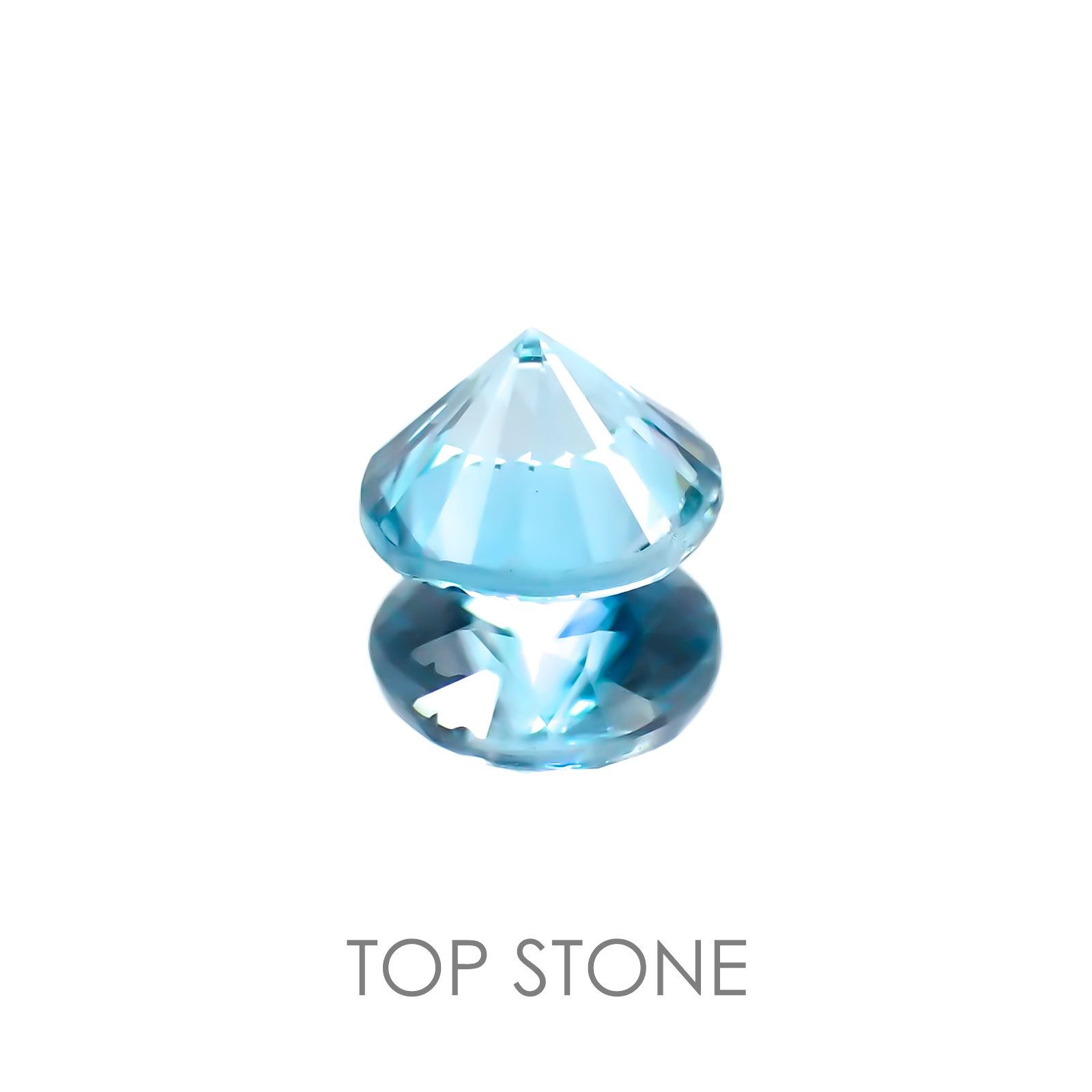 ブルージルコン カンボジア産 ルース 1.48ct[20117924]5.9×5.9mm前後
