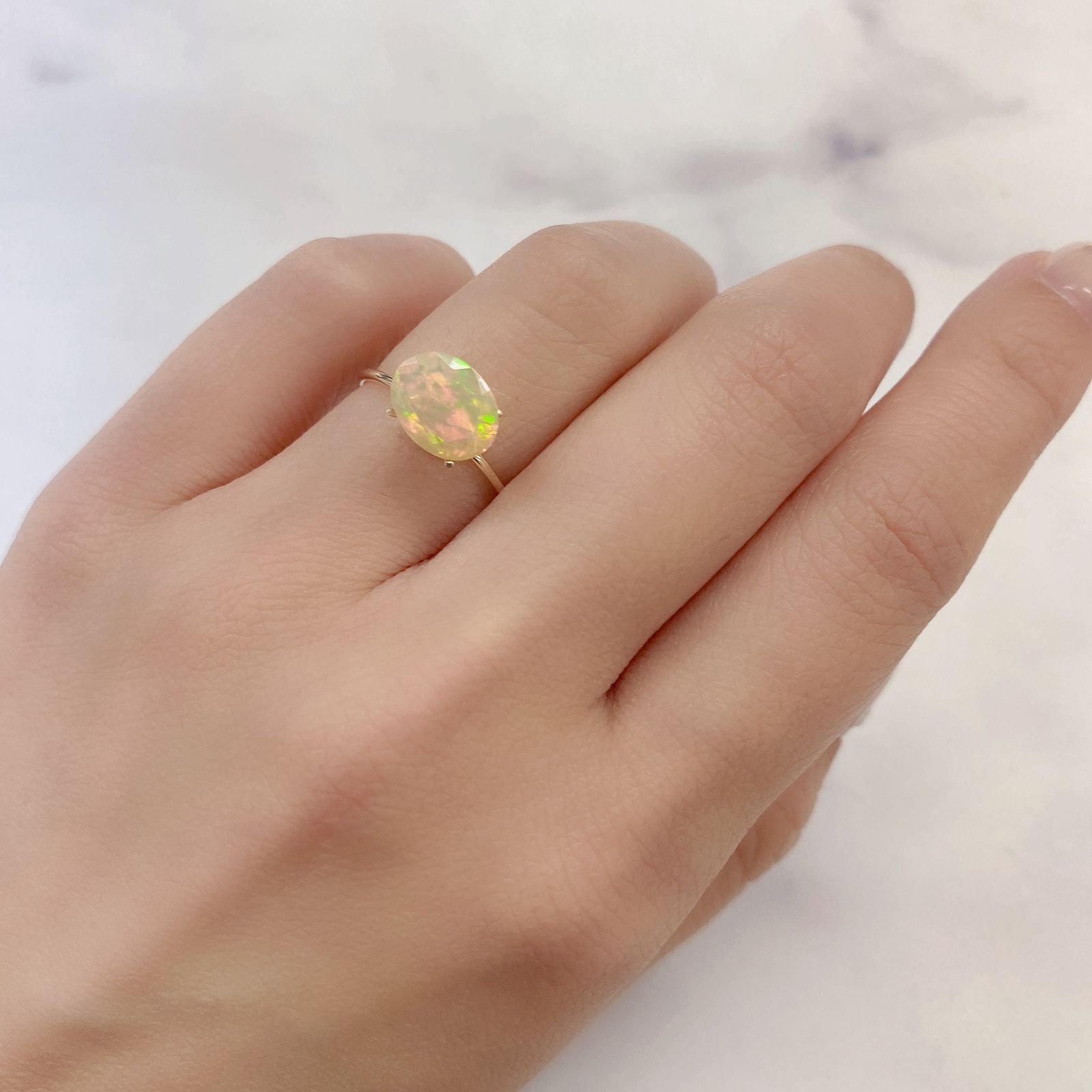 エチオピアオパール(宝石名オパール)エチオピア産 1.33ct 識別済