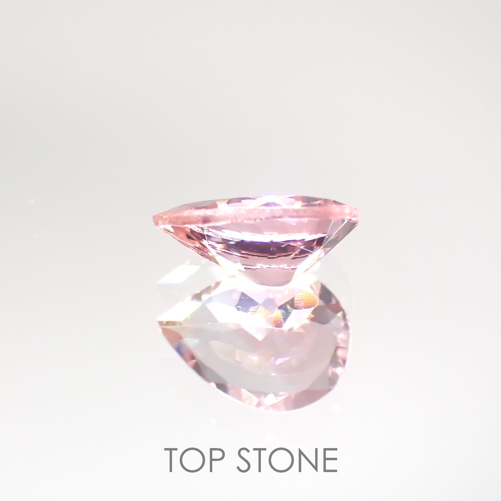 ピンクトルマリン(宝石名ピンク・トルマリン) ブラジル/アフリカ産 0.58ct 識別済[211013561]7×5.1mm前後