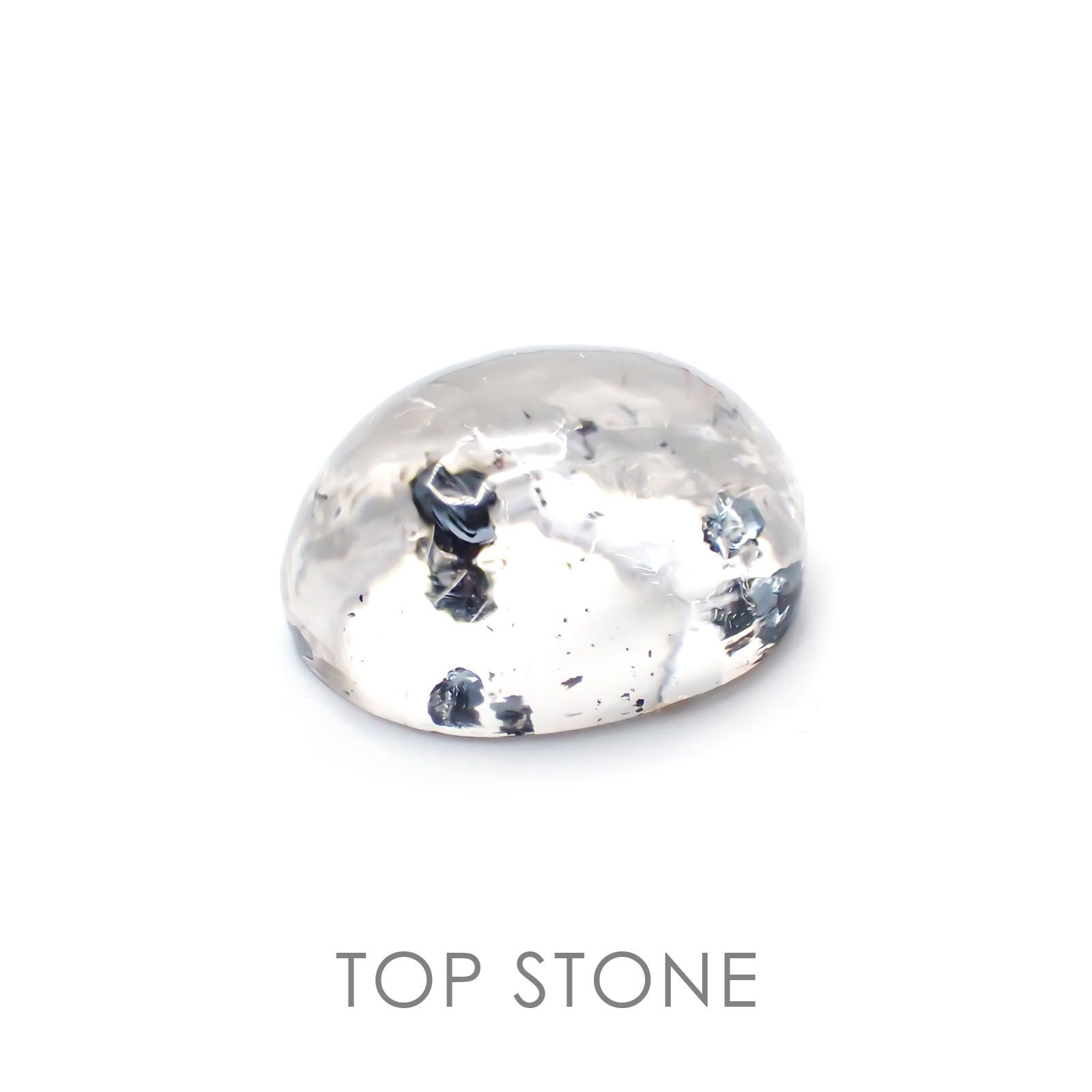 ヘマタイトインクォーツ 中国産 5.95ct[20127993]12.4×9.8mm前後