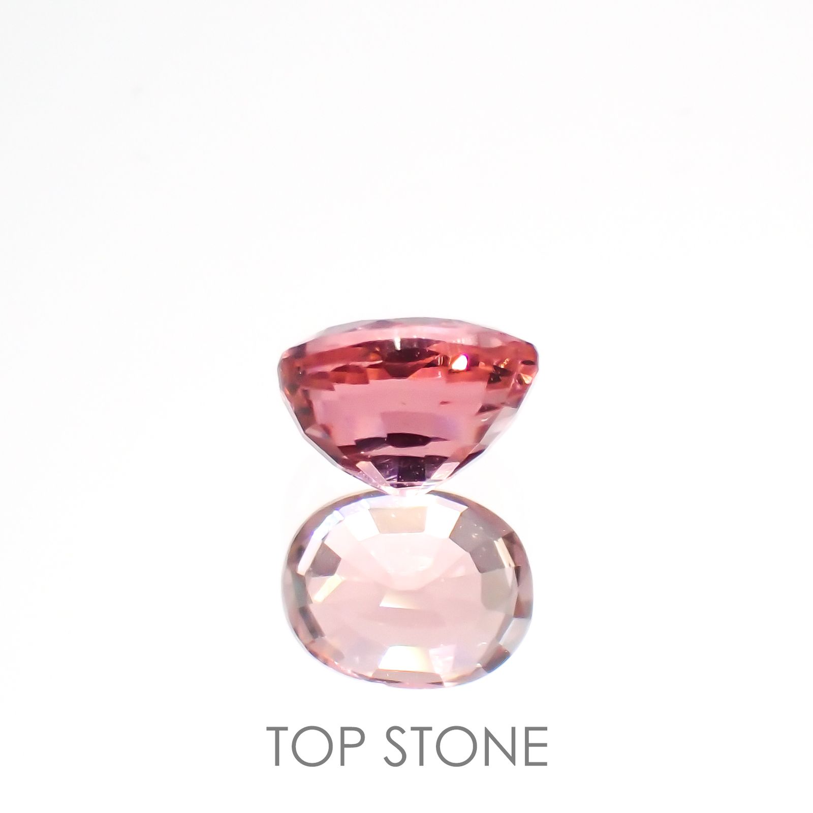 ローズピンクトルマリン(宝石名ピンク・トルマリン)ブラジル/アフリカ産 0.62ct 識別済[220114865]5.5x4.3mm前後