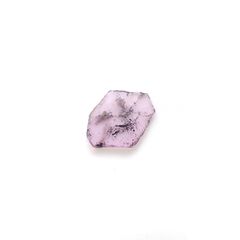 トラピッチェピンクサファイア 原石スライス パキスタン・カシミール地方産 0.68ct[240627854]7.6x6.6mm前後