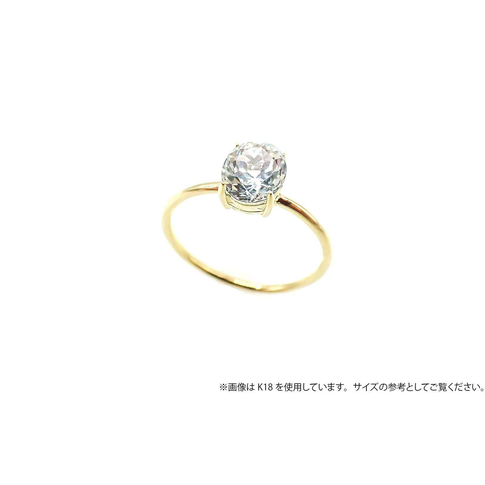 Pt900リング用空枠 ラウンド爪留め つやあり 6mm用 [210913424]