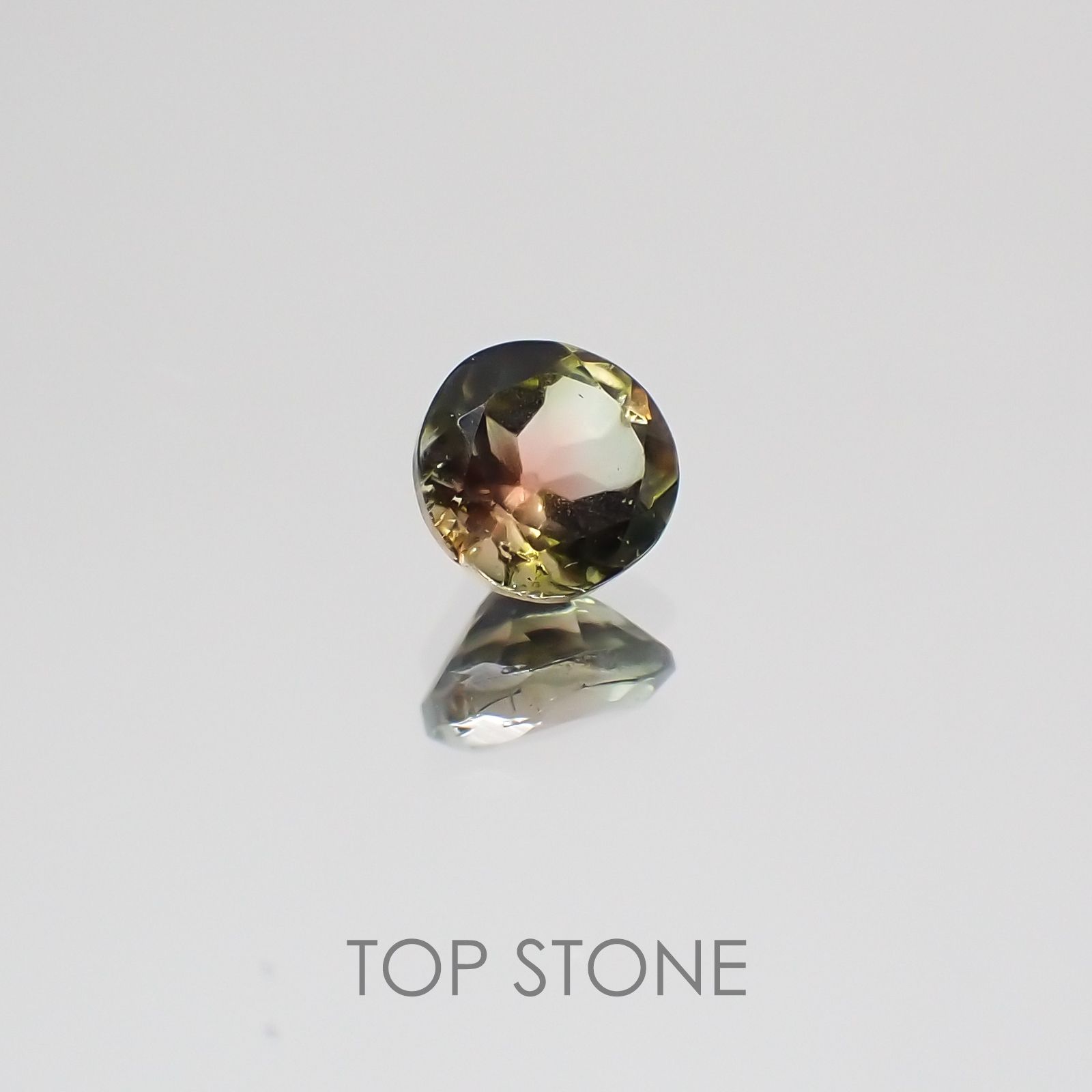 バイカラートルマリン ブラジル産 ルース 0.27ct[21049014]4×4mm前後