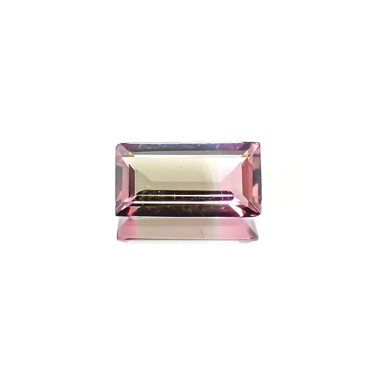 バイカラートルマリン(宝石名バイカラー・トルマリン)ブラジル産 0.70ct 識別済[231124212]8.1x4.3mm前後