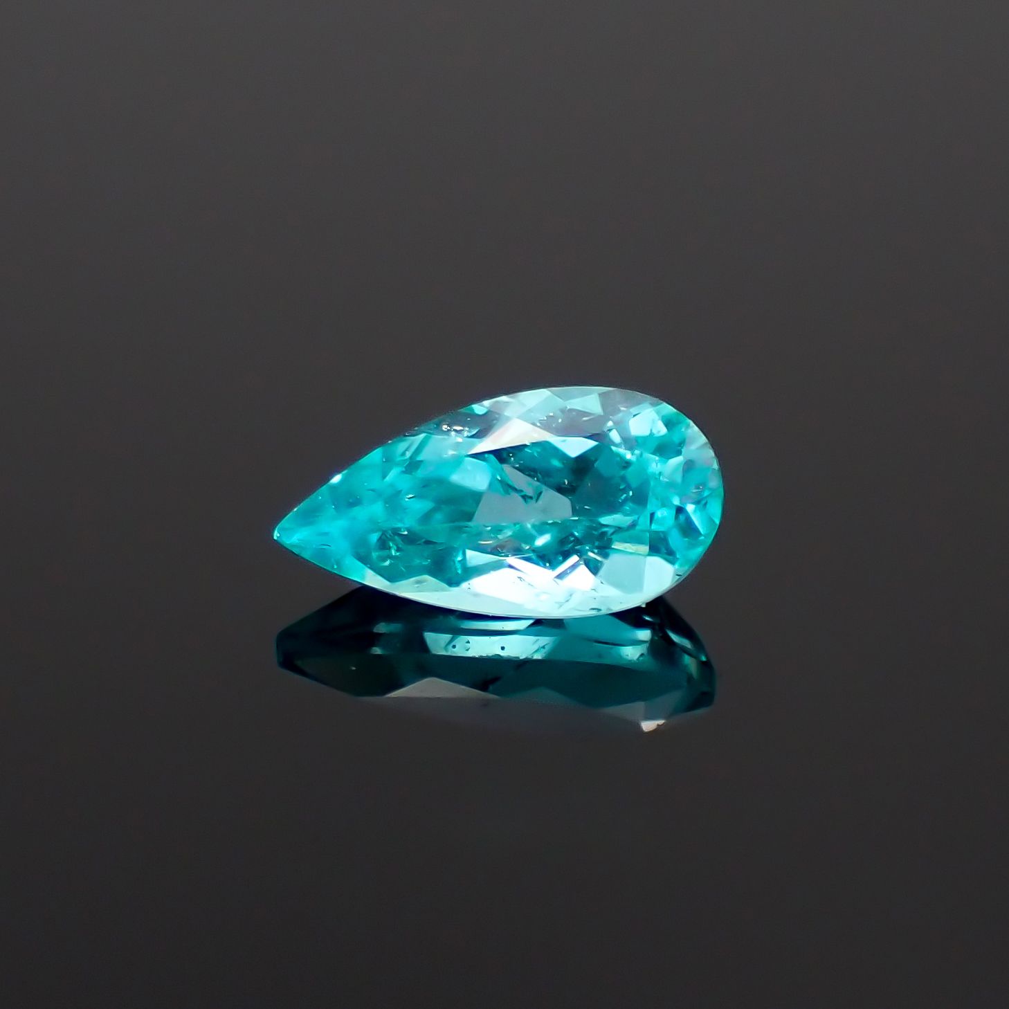 パライバトルマリン(宝石名トルマリン/別名パライバ・トルマリン)ブラジル産 0.40ct GIA鑑付[231023682]6.9x3.56mm前後