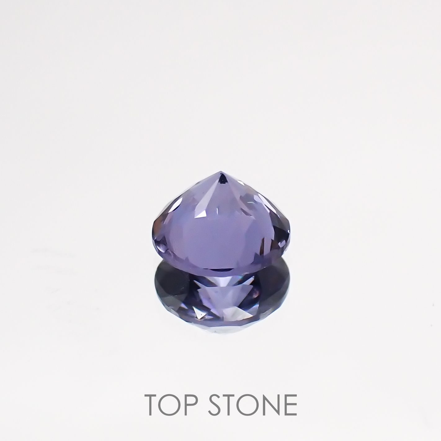 ラベンダースピネル ビルマ産 ルース 0.51ct[210811120]4.9×4.9mm前後