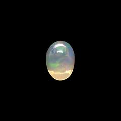 メキシコオパール(宝石名オパール) メキシコ産 ソ付(彩珠) 2.100ct / 8.8x6.2mm前後 [210712138]