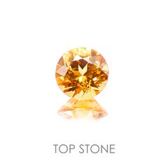 スペサルティンガーネット マンダリンオレンジカラー(宝石名スペサルティン・ガーネット) ケニア産 0.69ct 識別済[20118101]5.4×5.4mm前後