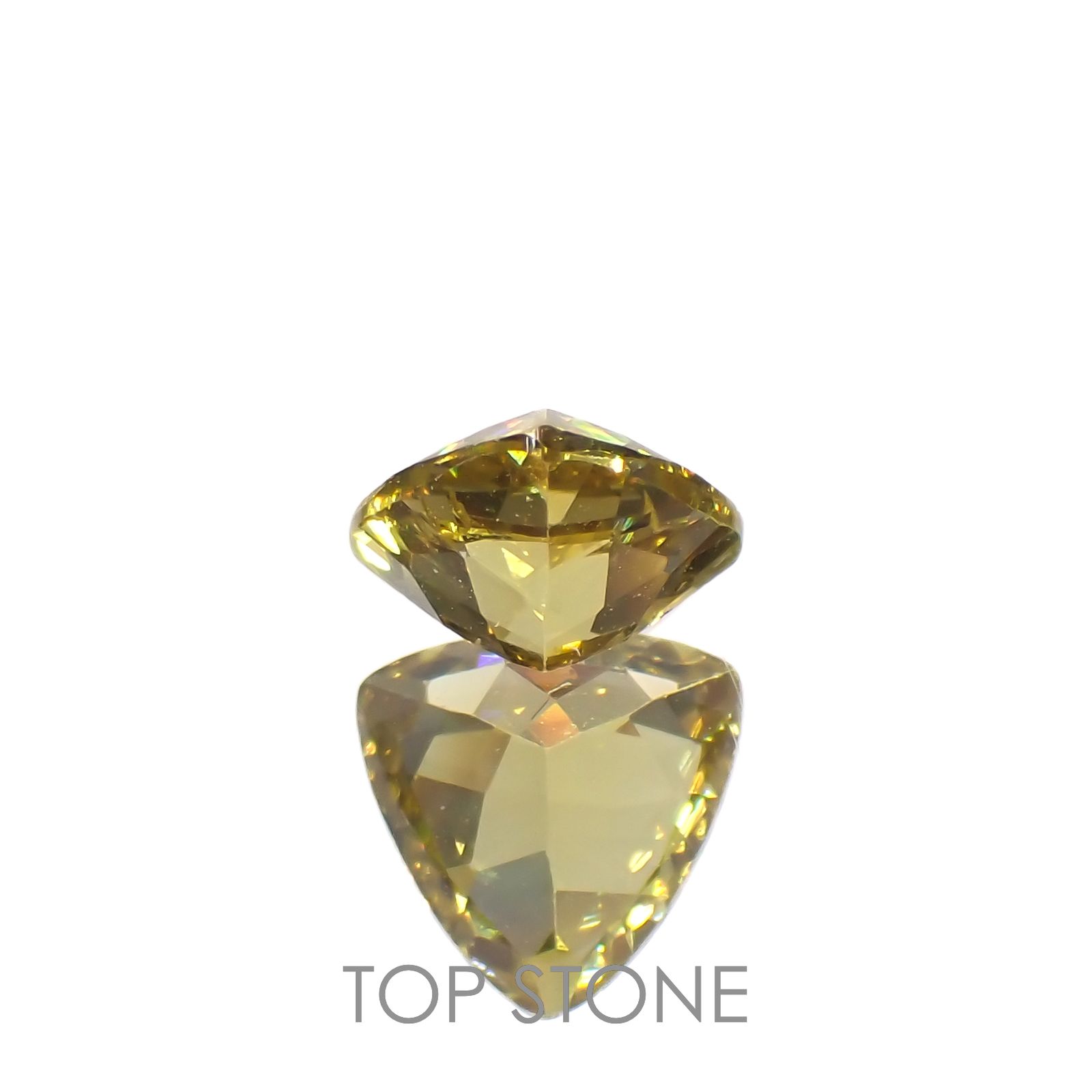 マリガーネット(宝石名グロッシュラー アンドラダイト・ガーネット)マリ共和国産 0.66ct 識別済[221219484]5.5x5.8mm前後