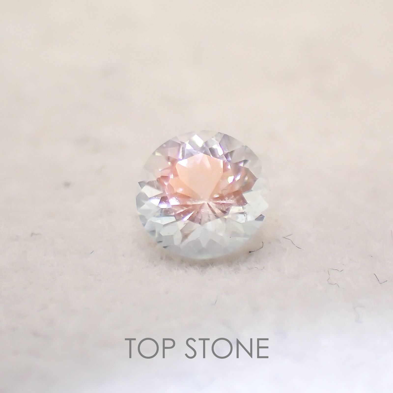 レインボームーンストーン(アンデシンラブラドライト) マダガスカル産 ルース 0.43ct[210310120]5×5mm前後