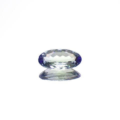 バイカラータンザナイト(宝石名タンザナイト/ゾイサイト)タンザニア産 1.31ct 識別済[231224647]10.1x5.2mm前後