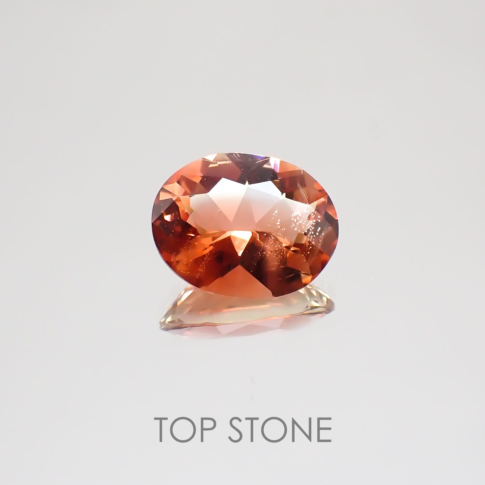 オレゴンサンストーン アメリカ産 ルース 1.9ct[21019349]10×7.8mm前後
