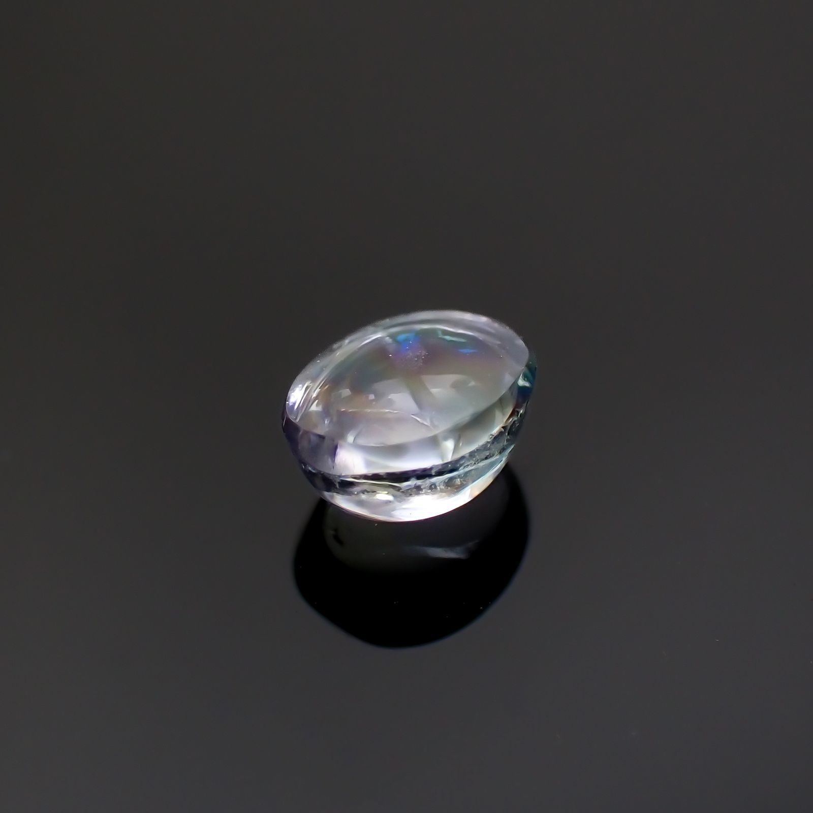 ブルーコーネルピン(宝石名コーネルピン)タンザニア産 0.35ct 識別済[220616295]4.4x3.6mm前後