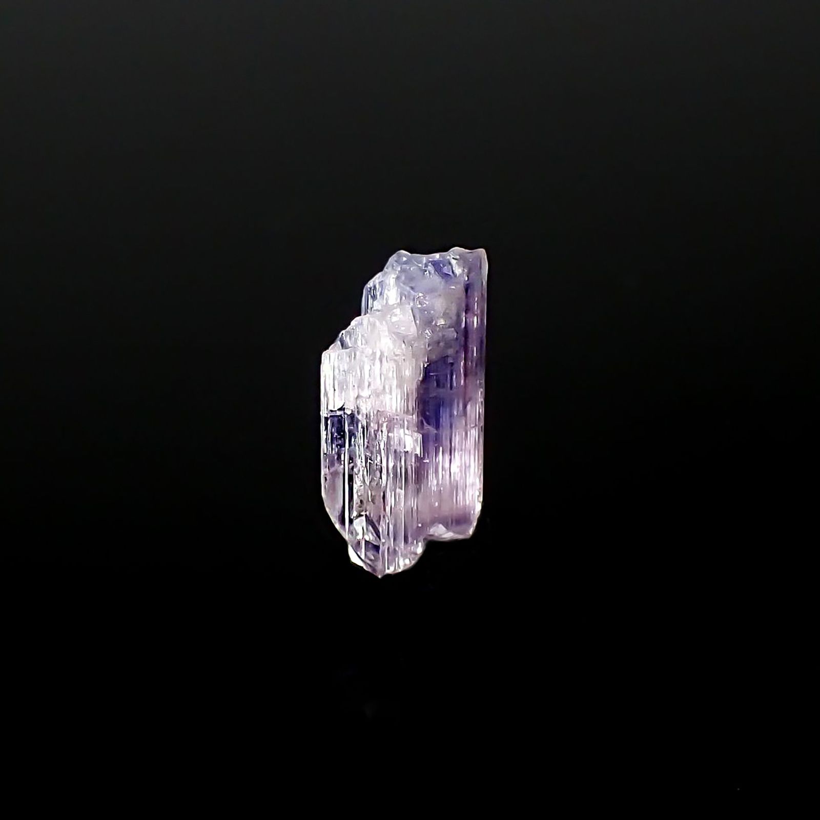 バイカラータンザナイト 原石 タンザニア産 2.63ct / 11.7x5.6mm前後 [260424983]