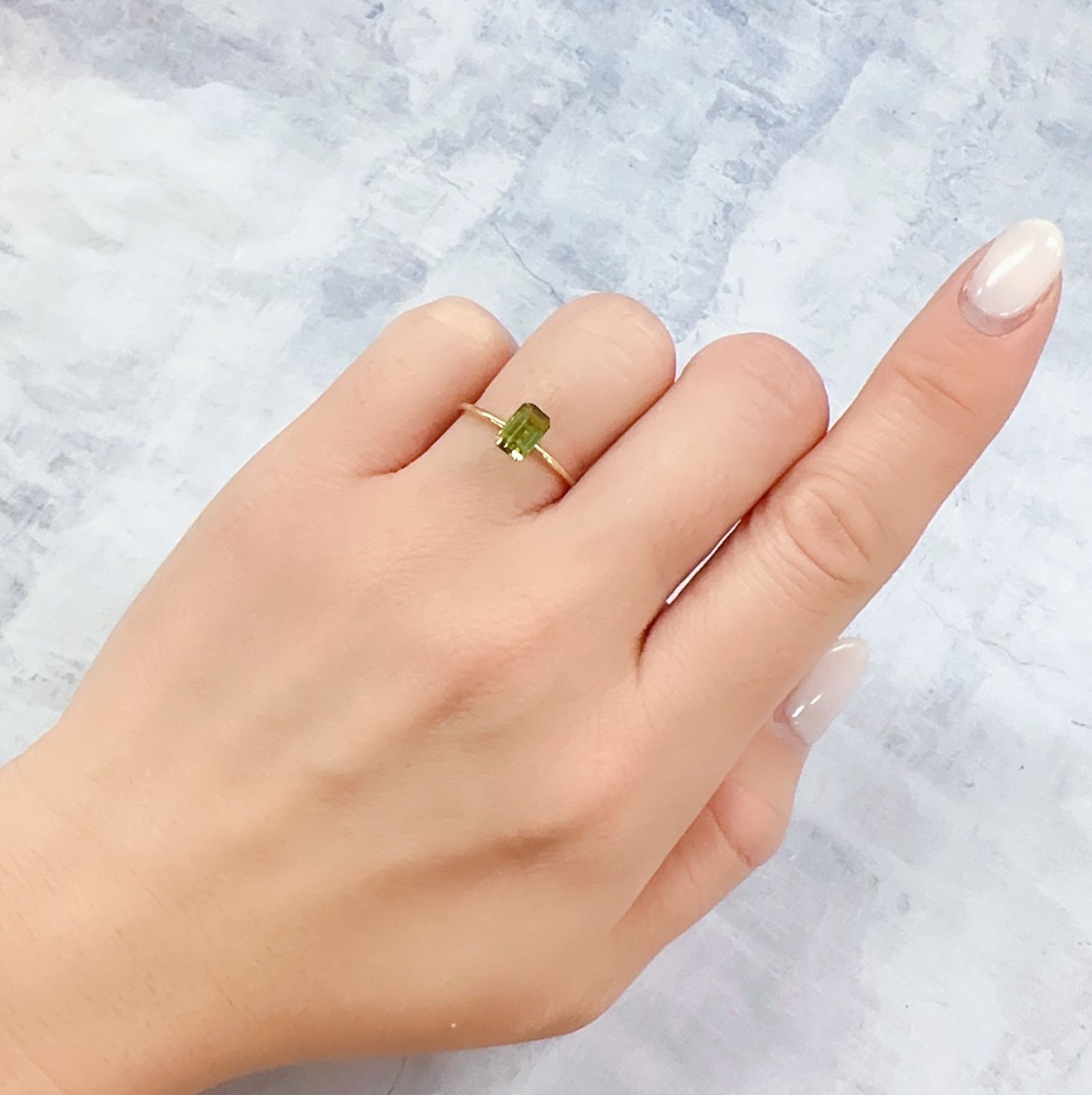 バイカラートルマリン コンゴ民主共和国産 0.89ct[230220542]6.6x4.2mm前後