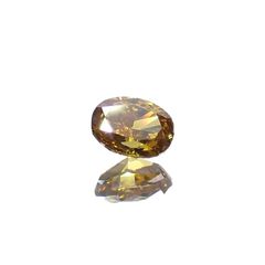 イエローダイヤモンド SI-1 | FANCY DEEP BROWNISH ORANGE YELLOW(宝石名ダイアモンド) ソ付(CGL) 0.242ct / 4.16x3.07mm前後 [240125396]