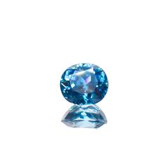 ラタナキリブルージルコン カンボジア産 1.57ct[240728493]6.3x5.7mm前後
