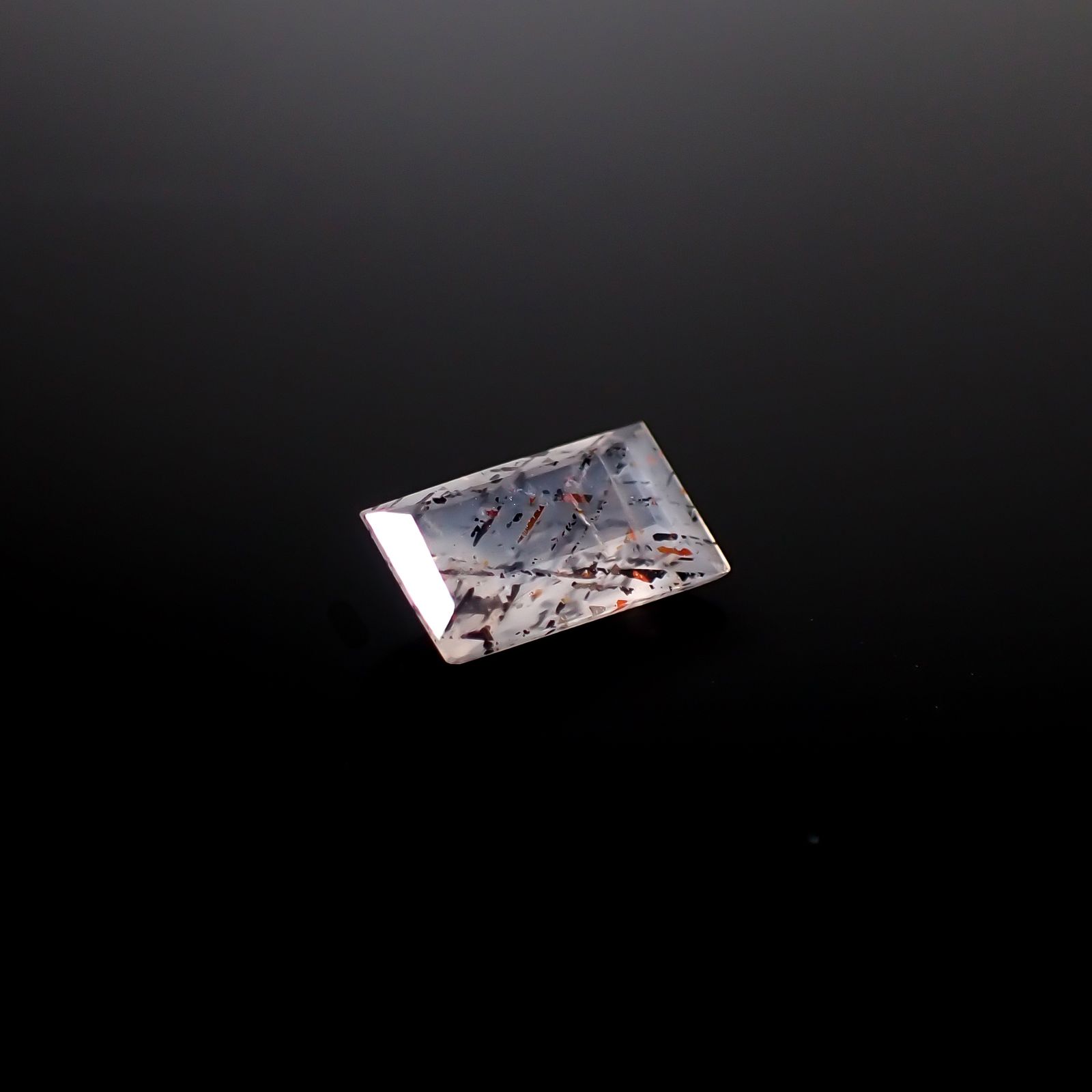 レインボーラティスサンストーン オーストラリア産 0.90ct [250229855]8.6x5mm前後